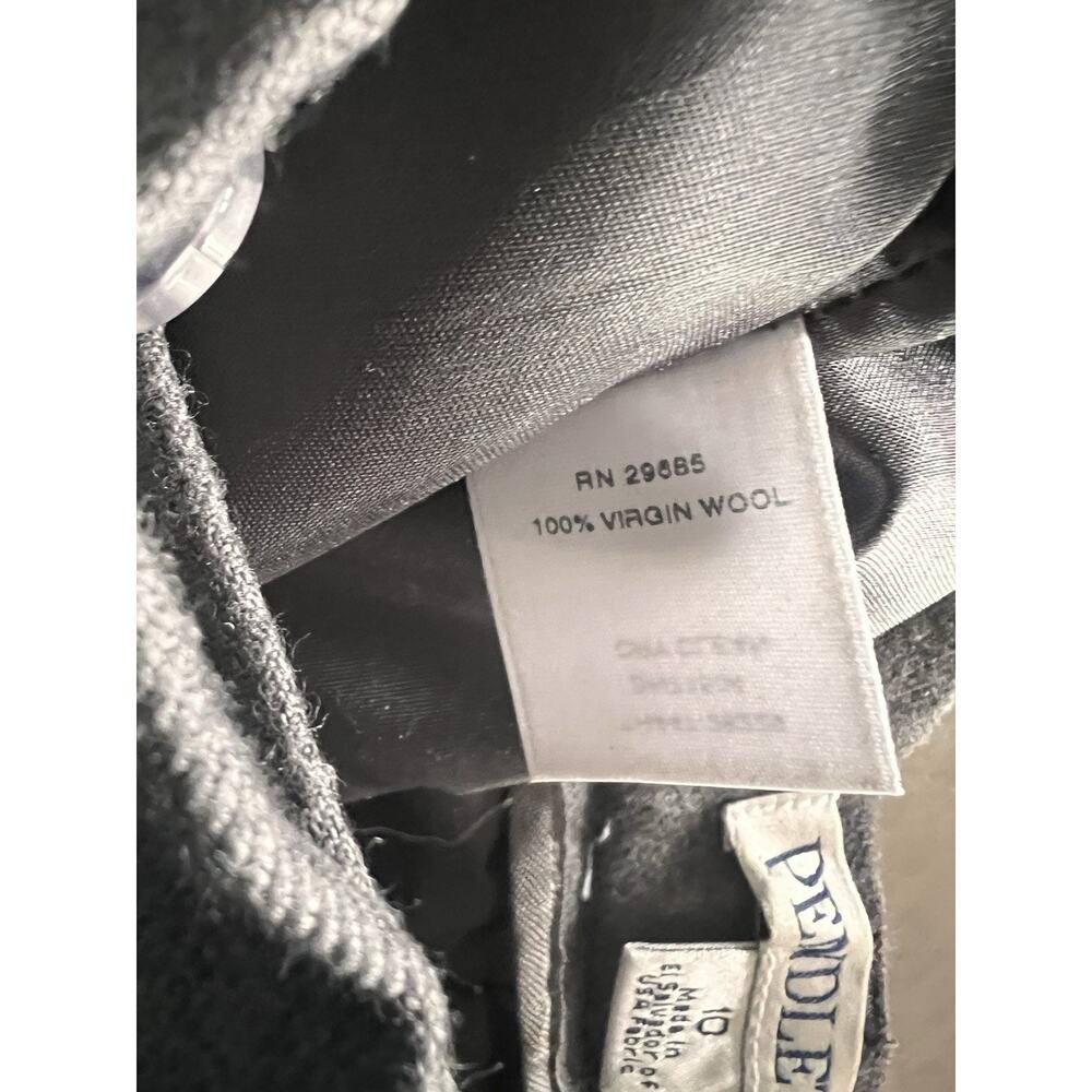 Pendleton Classic Grey Virgin Wool Lined Straight… - image 4